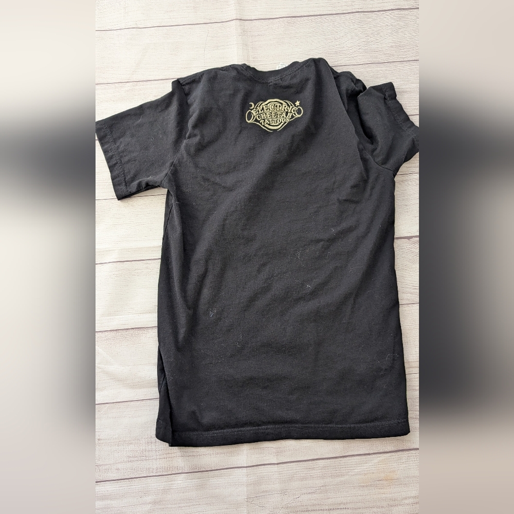 Women's Tattoo Parlor Black Short Sleeve T-shirt Size Medium - Picture 5 of 8